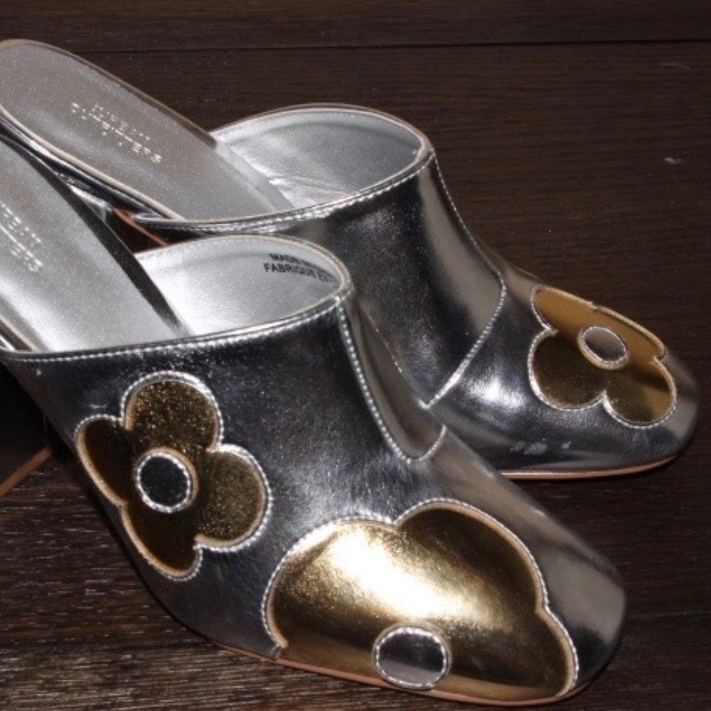 Flora Mix Match Metallic Mule